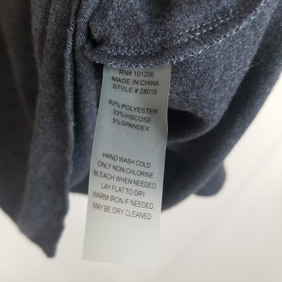 Soft Surroundings Simply Elegant Sweater Gray XL - Picture 3 of 4